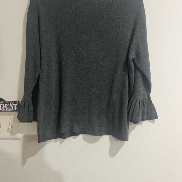 Lauren Hansen women gray sweater size M - Picture 5 of 6